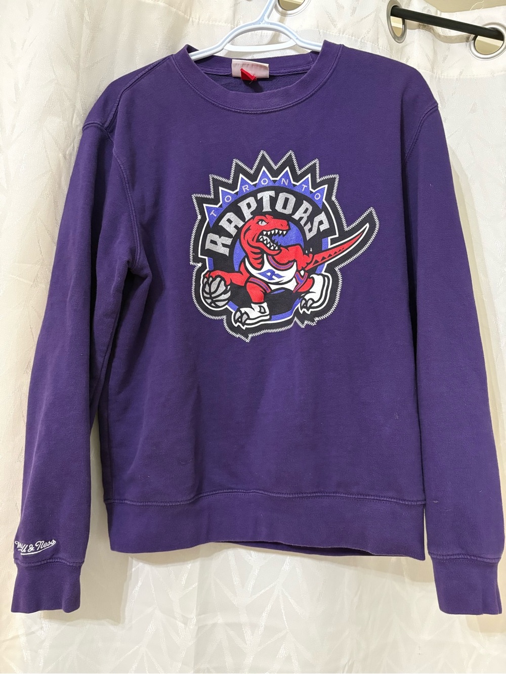 Mitchell & Ness Purple Toronto Raptors Crewneck